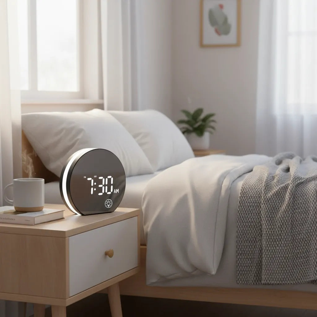 Réveil Digital Grands Chiffres Pratique