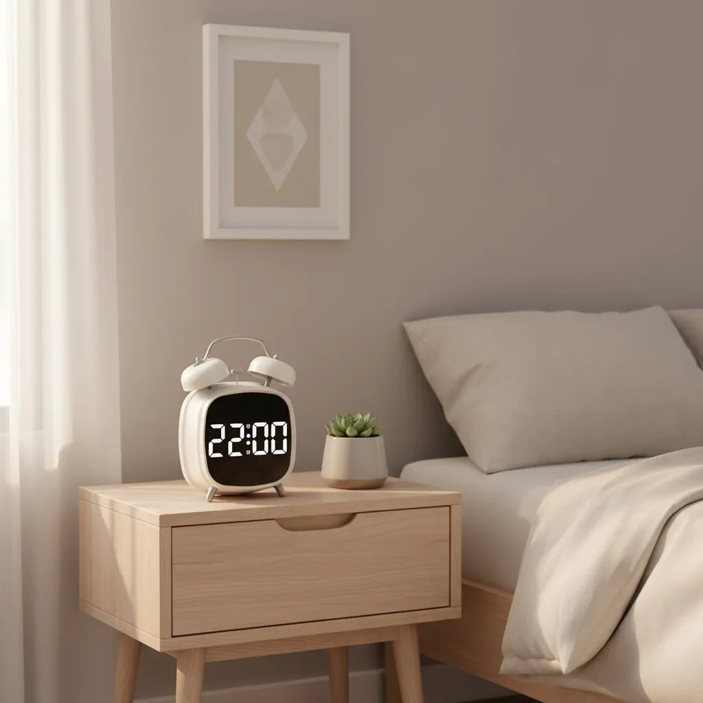 Réveil Digital Pile Silencieux