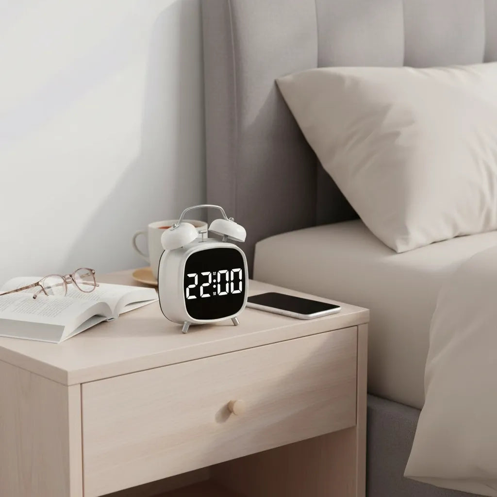 Réveil Digital Pile Silencieux