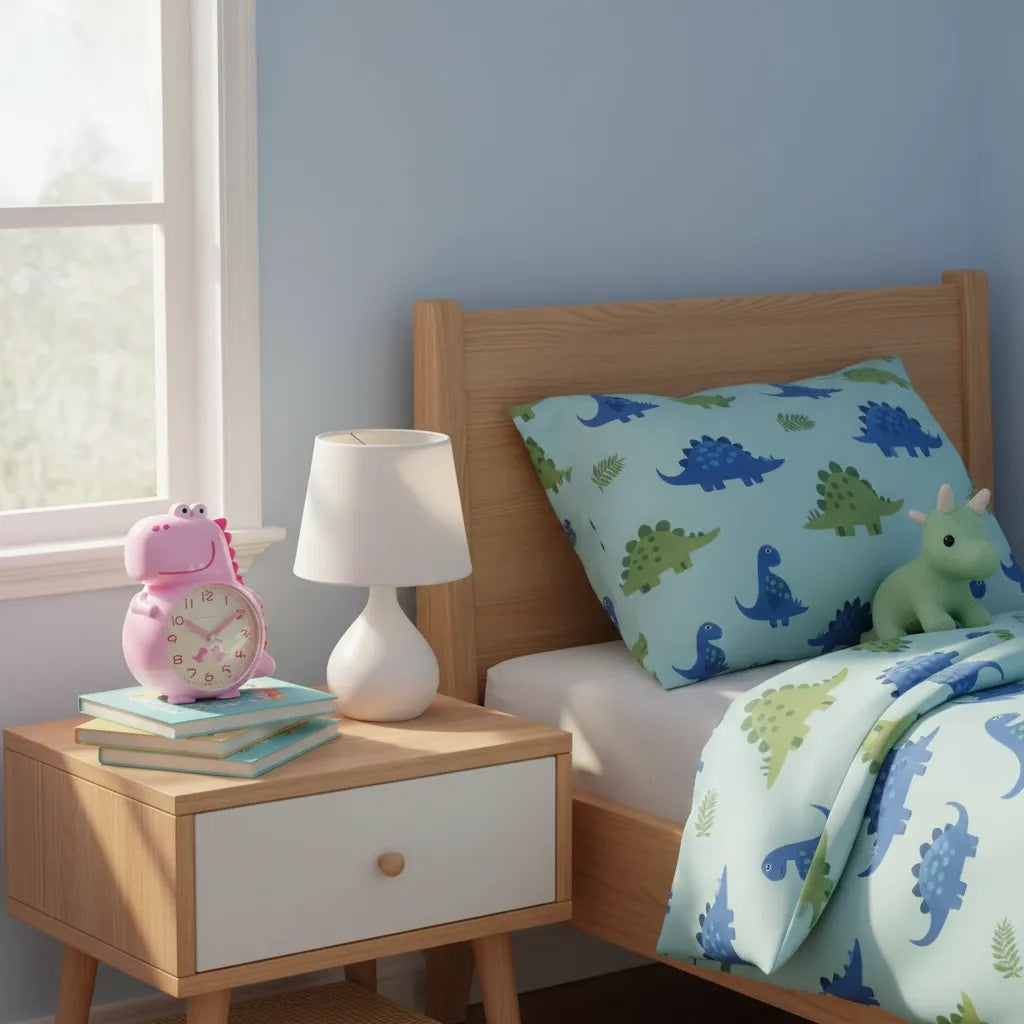 Réveil Dinosaure Aiguilles Quartz