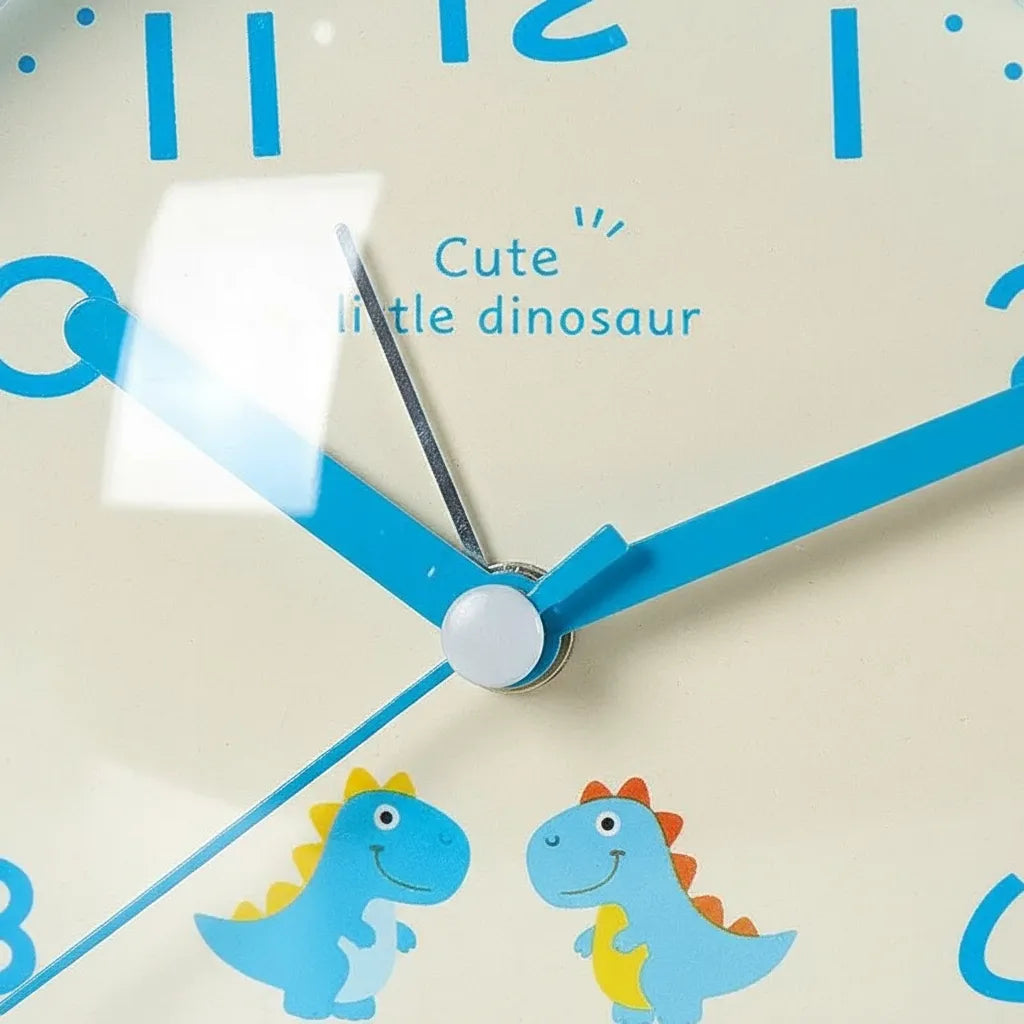 Réveil Dinosaure Analogique Bleu Quartz