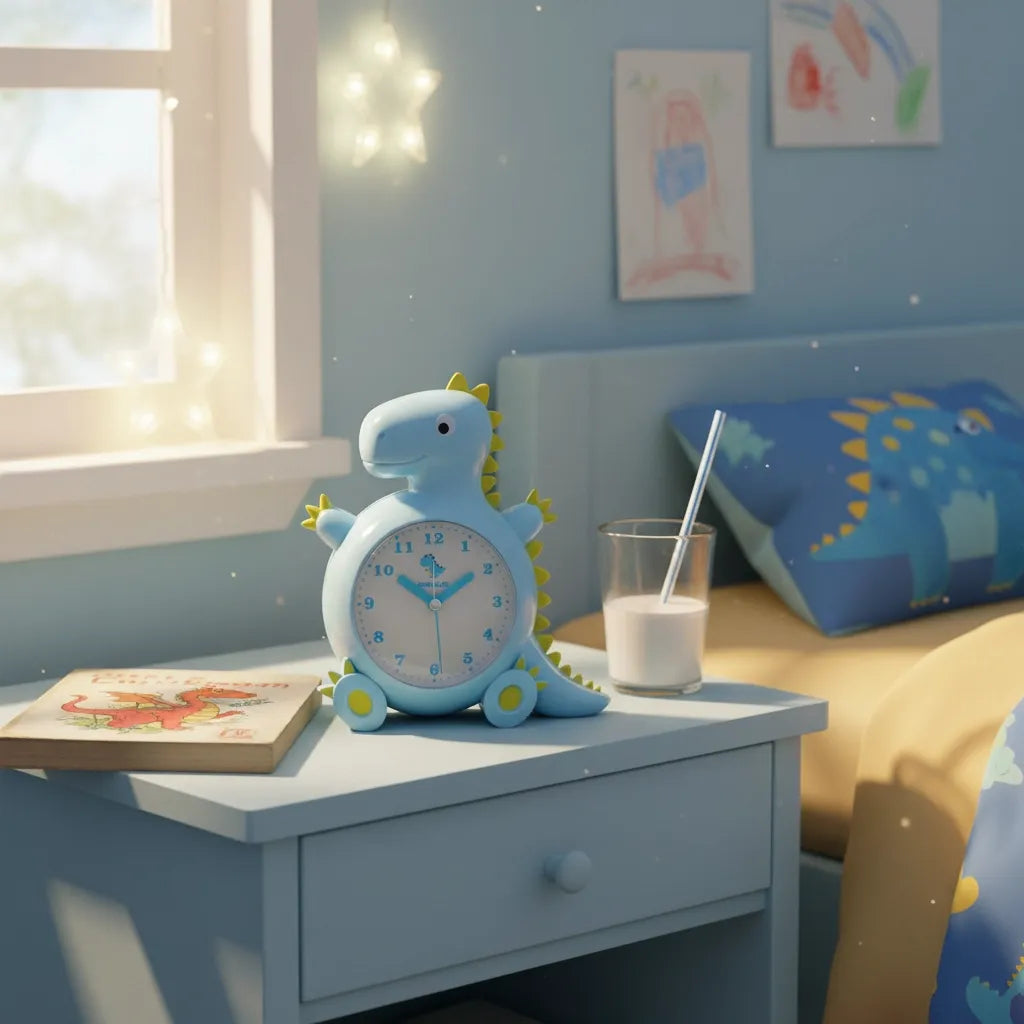 Réveil Dinosaure Bleu
