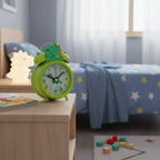 Réveil Dinosaure Vert avec Double Cloche