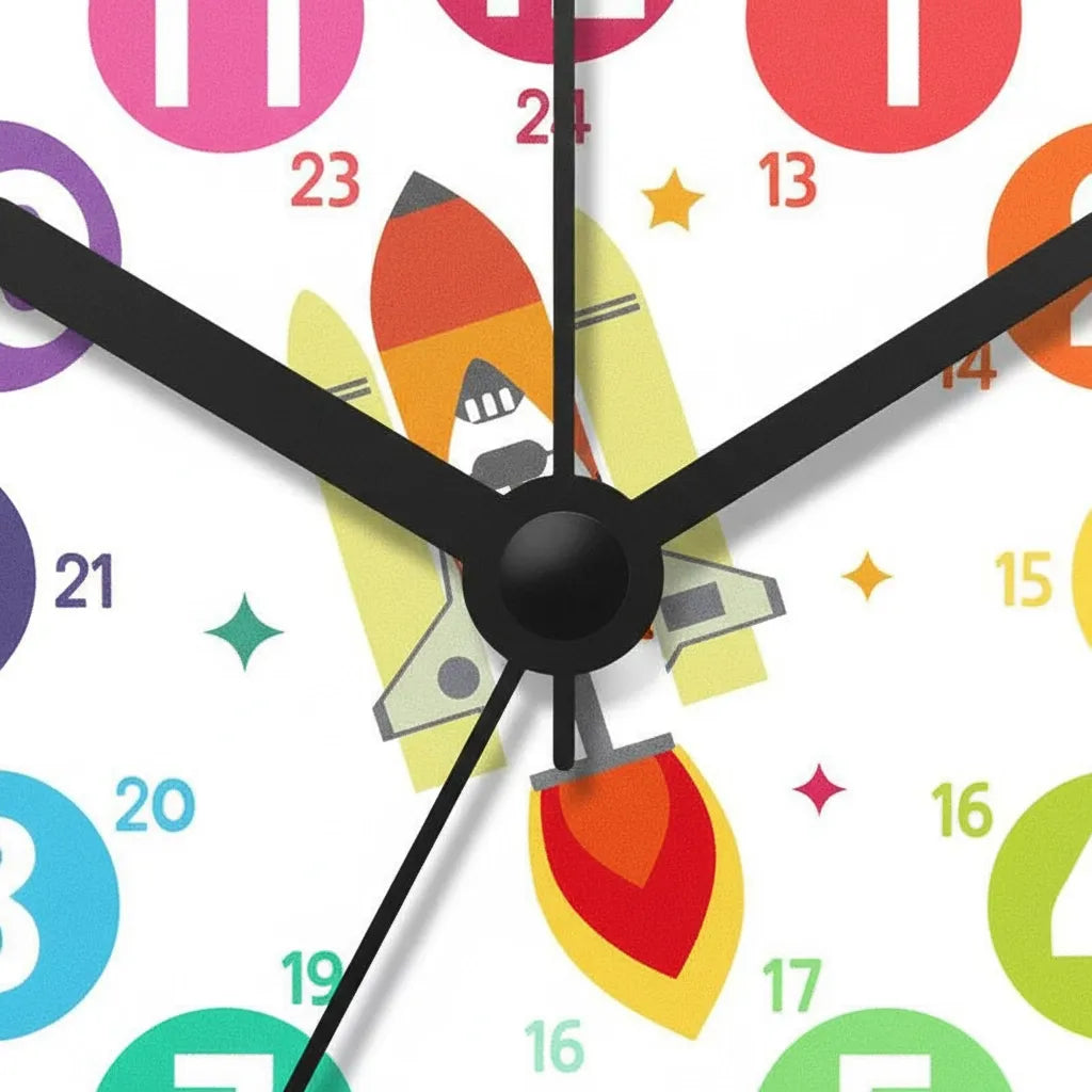 Réveil Éducatif Garçon avec Fusée