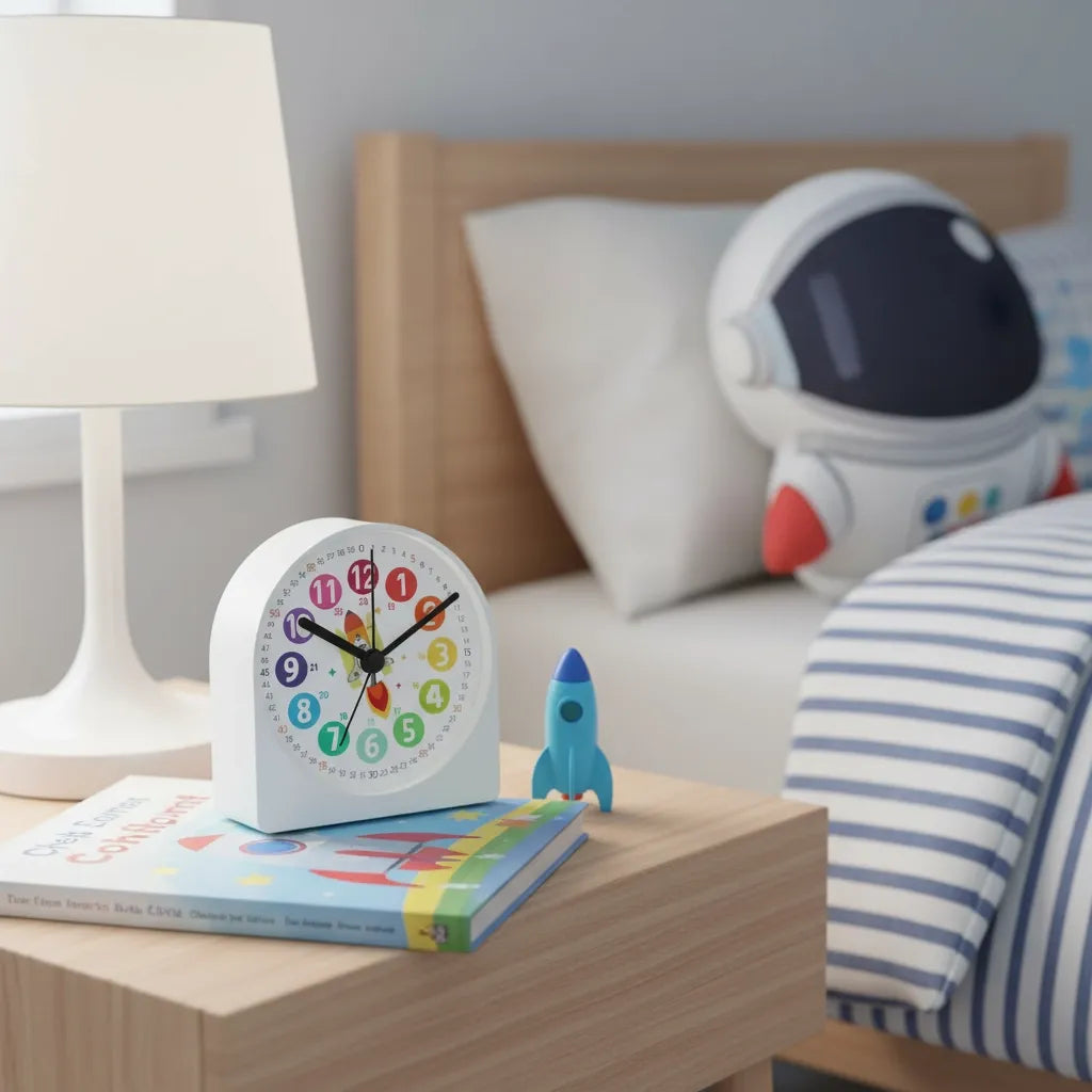 Réveil Éducatif Garçon avec Fusée