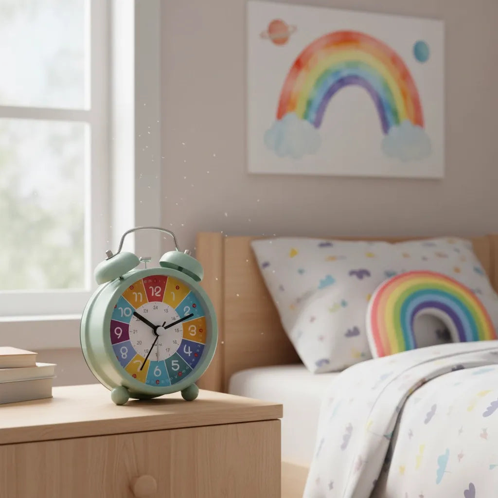 Réveil Éducatif pour Enfant Arc-en-Ciel