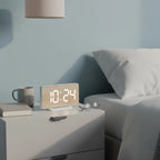 Réveil Effet Bois Avec Écran