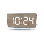 Réveil Effet Bois Avec Écran