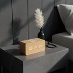 Réveil en Bois avec Chargeur à Induction
