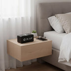 Réveil en Bois avec Chargeur à Induction