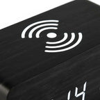 Réveil en Bois avec Chargeur à Induction