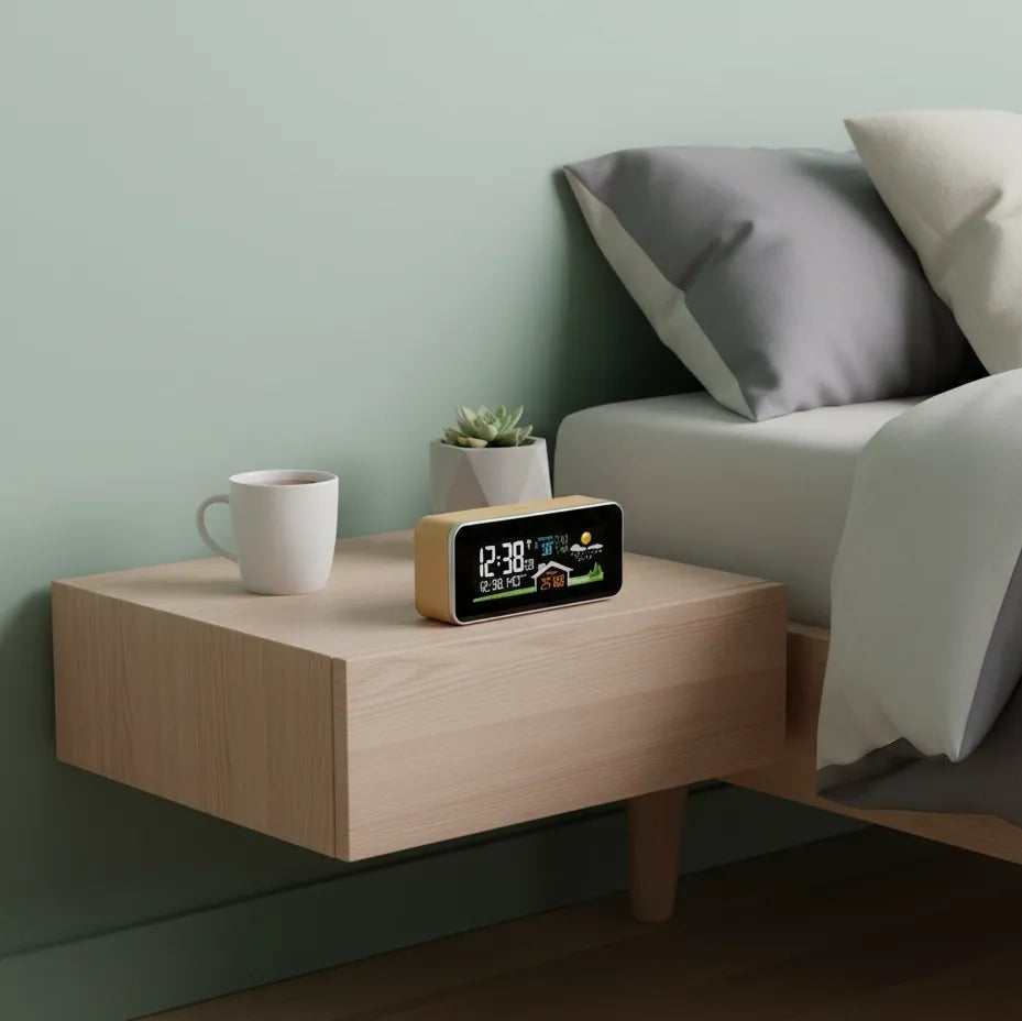 Réveil en Bois Connecté Intelligent