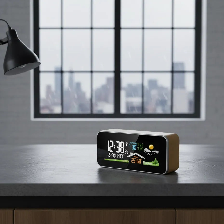 Réveil en Bois Connecté Intelligent