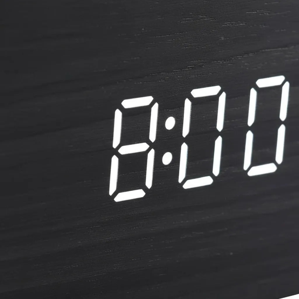 Réveil en Bois Foncé