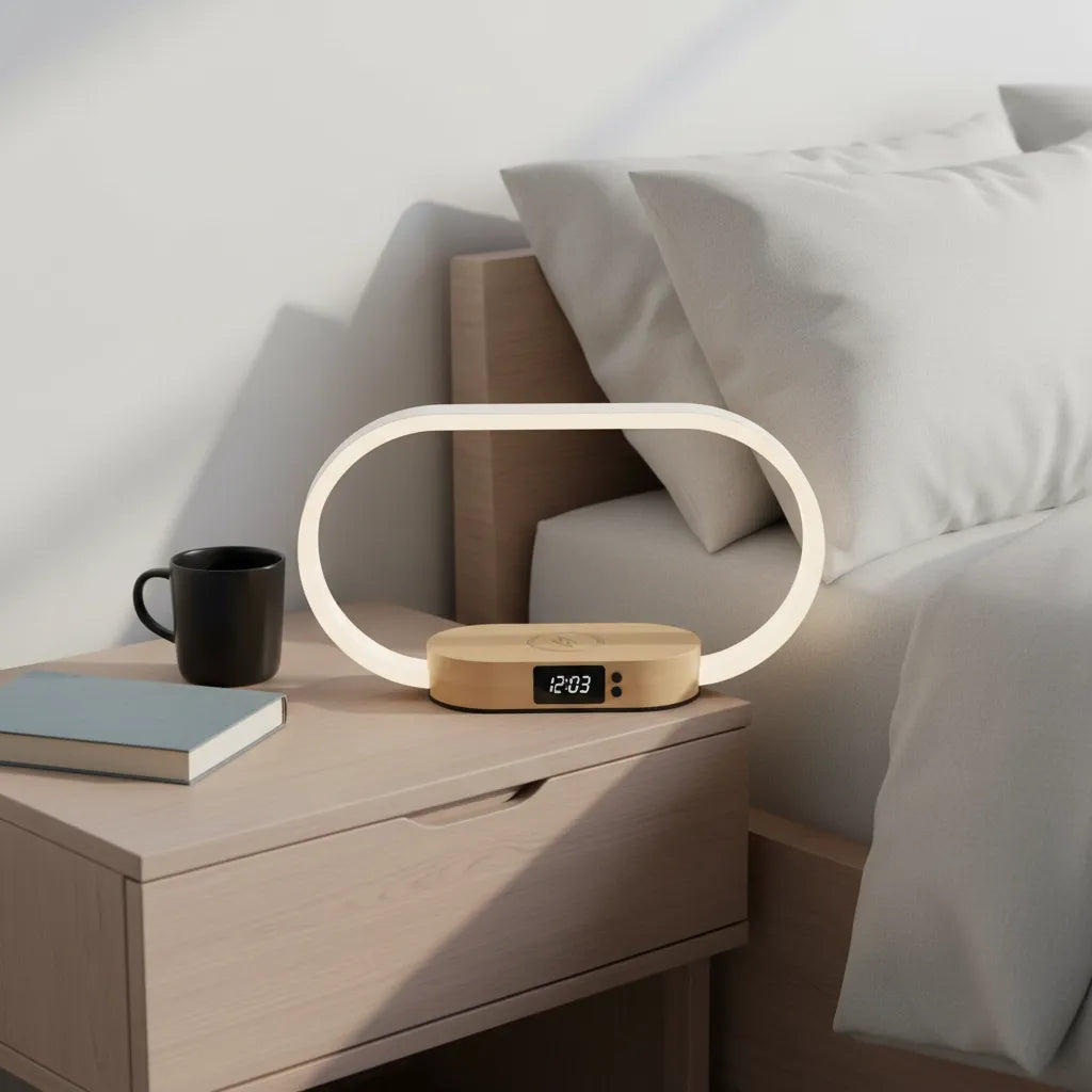 Réveil en Bois Luminothérapie