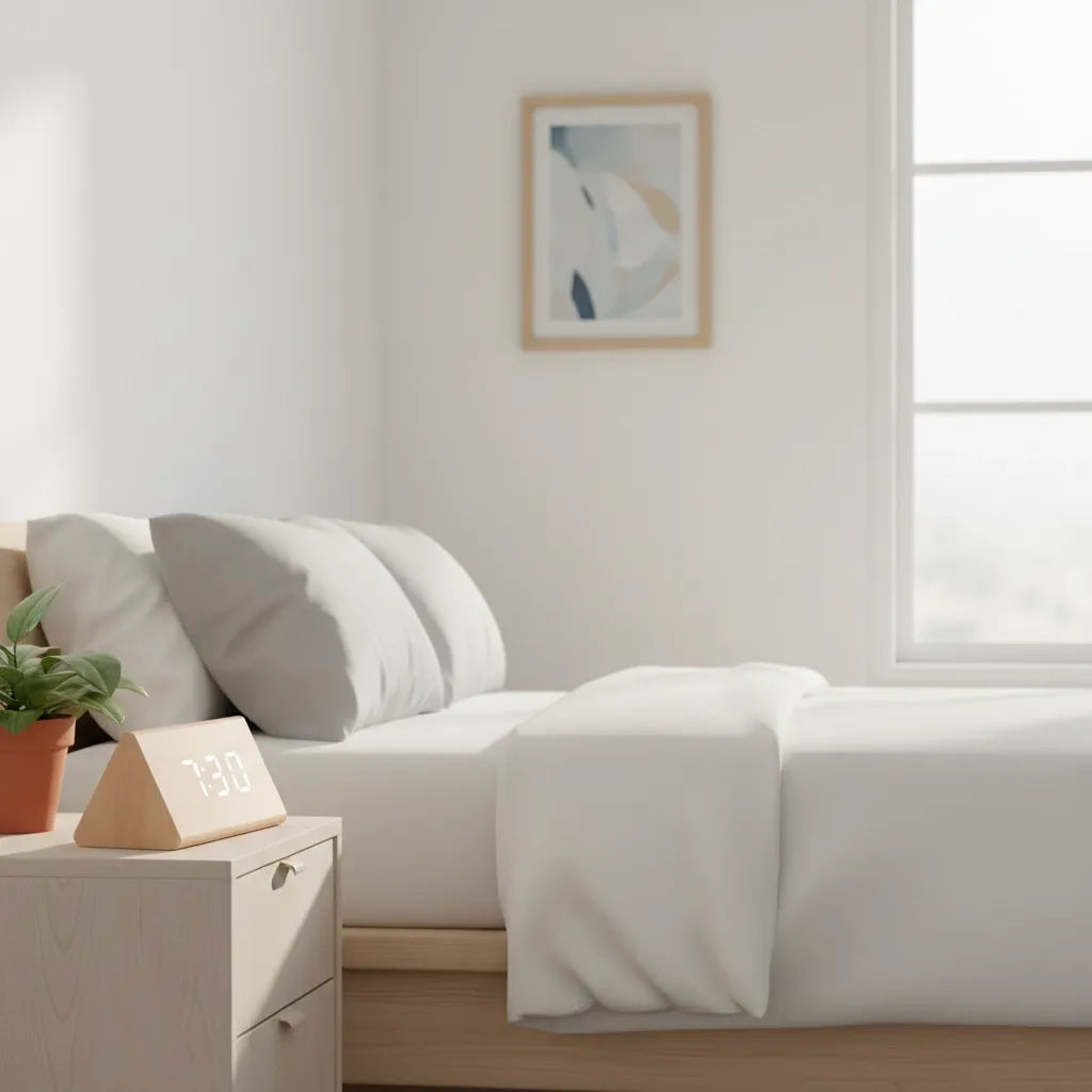 Réveil en Bois Naturel