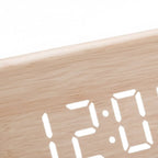 Réveil en Bois Naturel