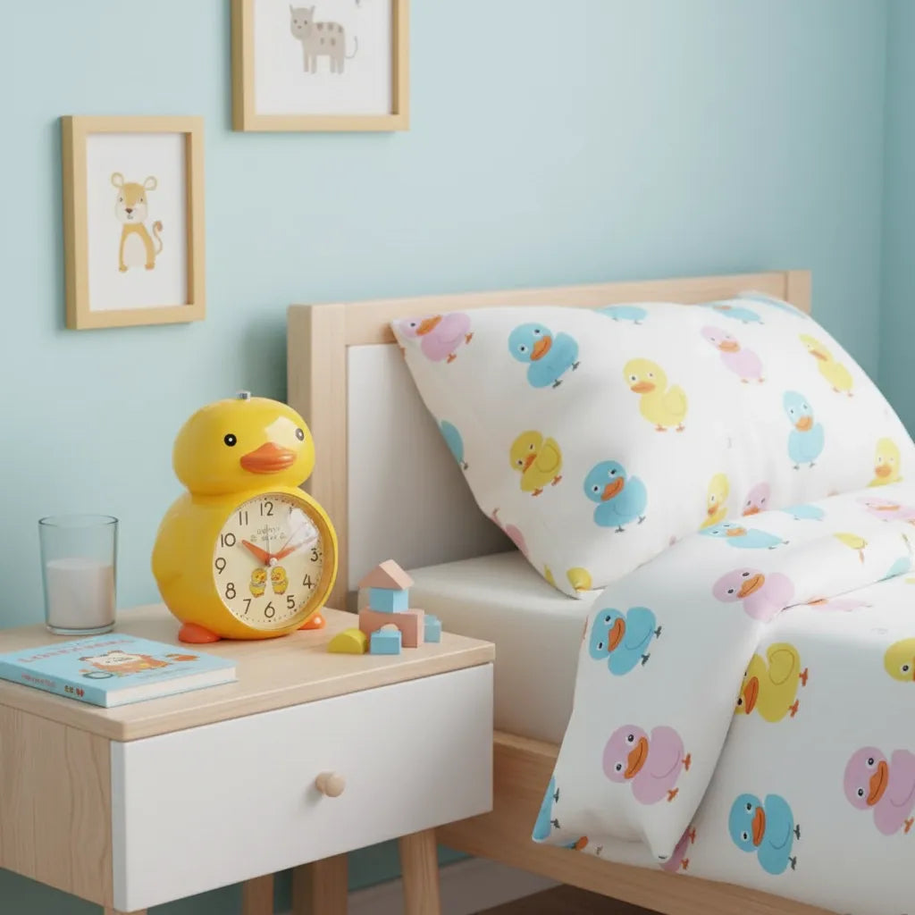 Réveil Enfant Canard Coloré