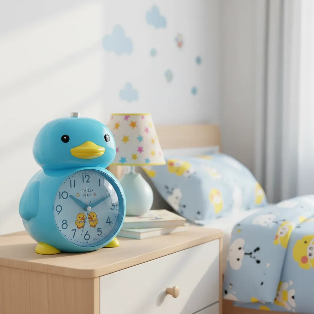 Réveil Enfant Canard Coloré