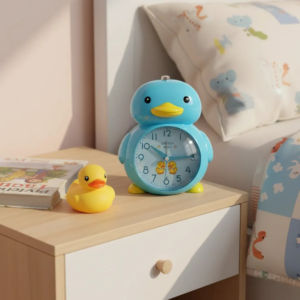 Réveil Enfant Canard Coloré