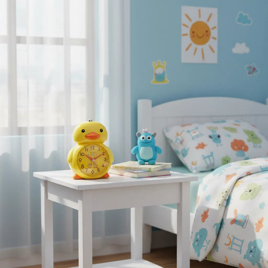 Réveil Enfant Canard Coloré