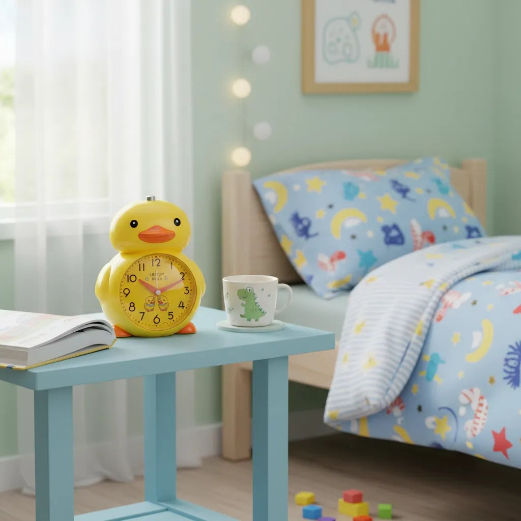 Réveil Enfant Canard Coloré