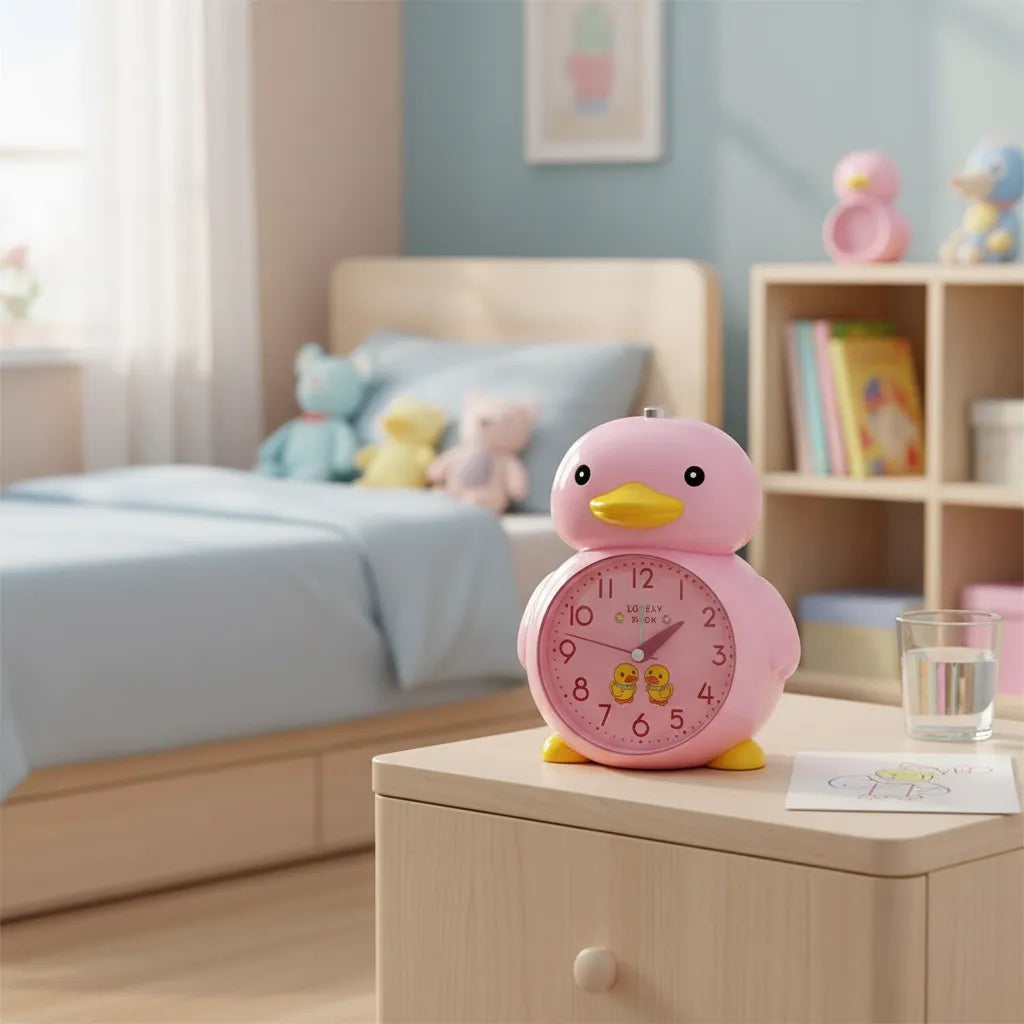 Réveil Enfant Canard Coloré