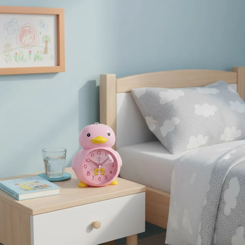 Réveil Enfant Canard Coloré