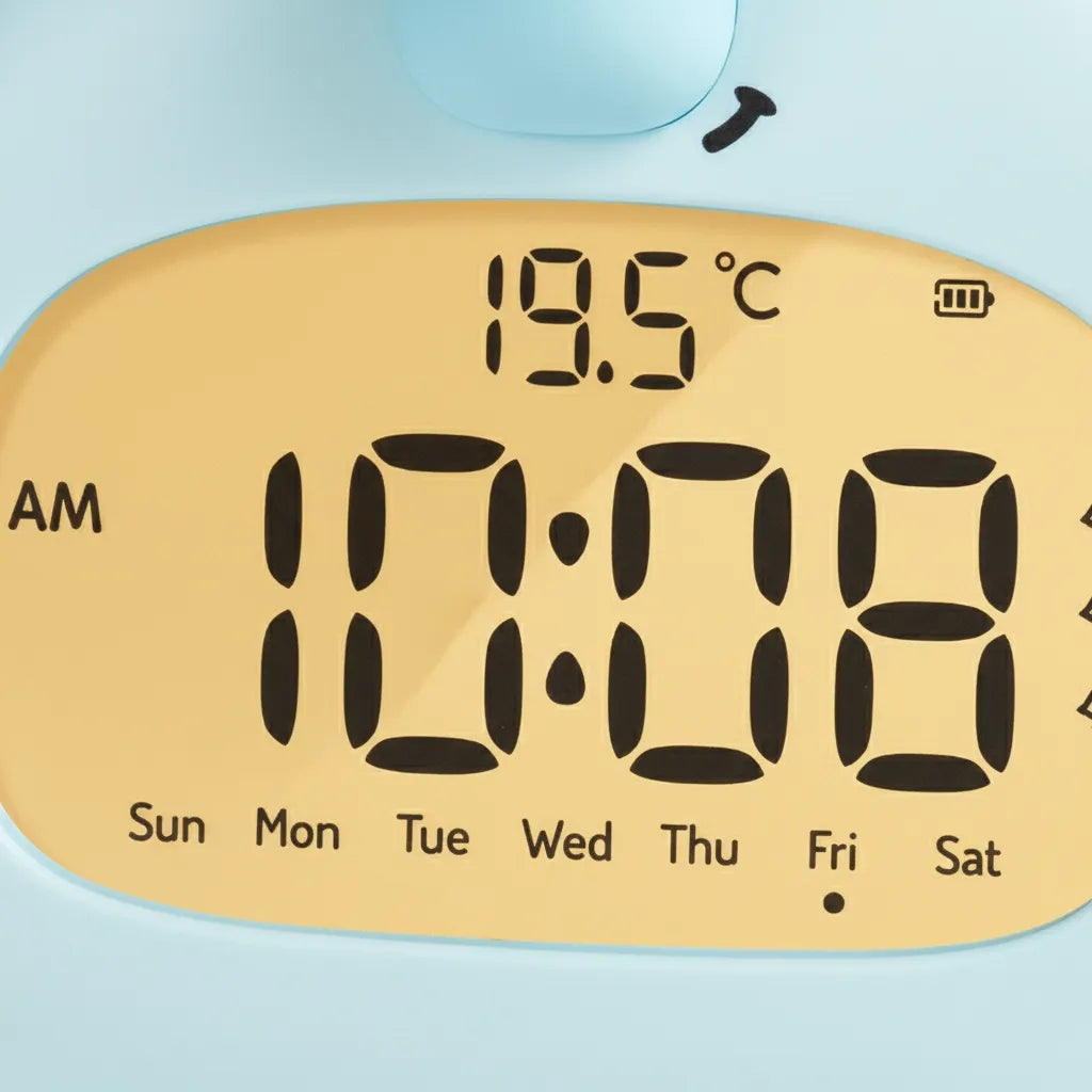 Réveil Enfant Éléphant Avec Veilleuse