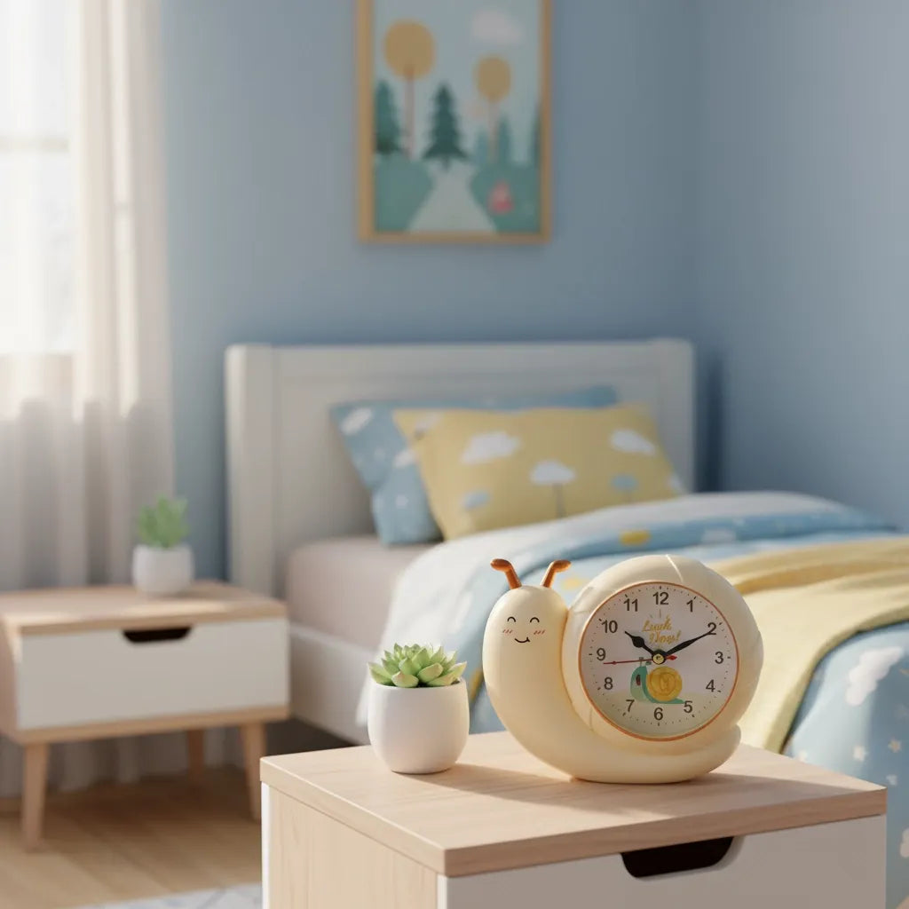 Réveil Enfant Escargot Lumineux