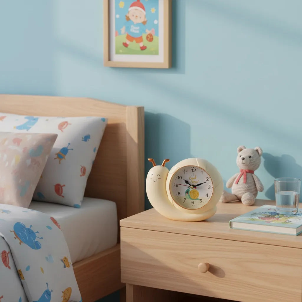 Réveil Enfant Escargot Lumineux