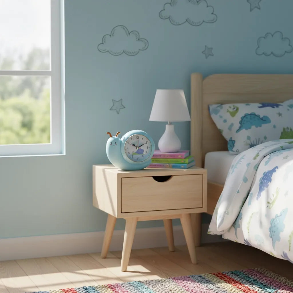 Réveil Enfant Escargot Lumineux