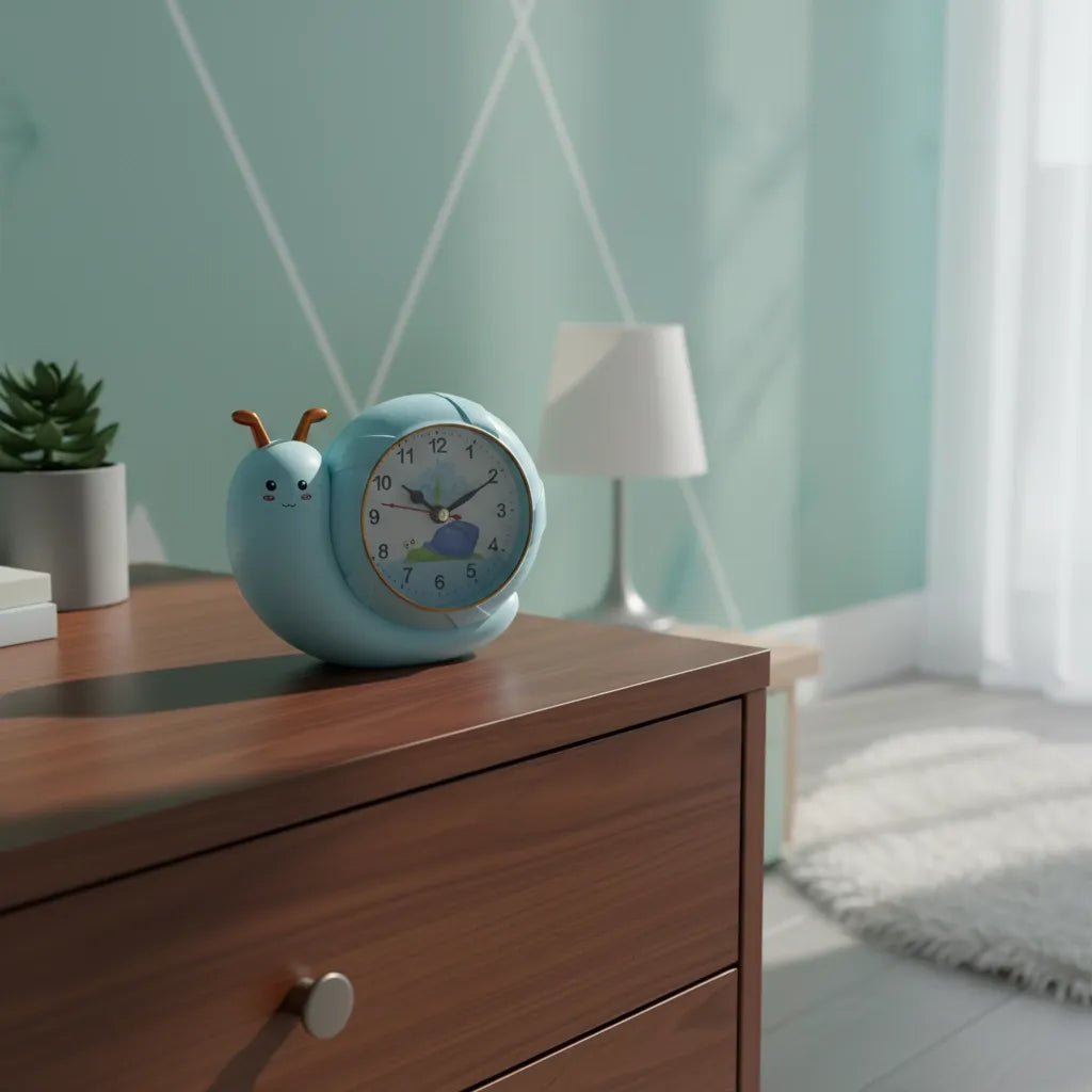 Réveil Enfant Escargot Lumineux