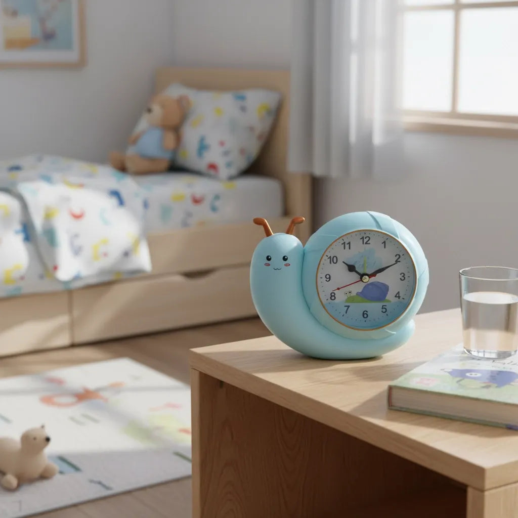 Réveil Enfant Escargot Lumineux