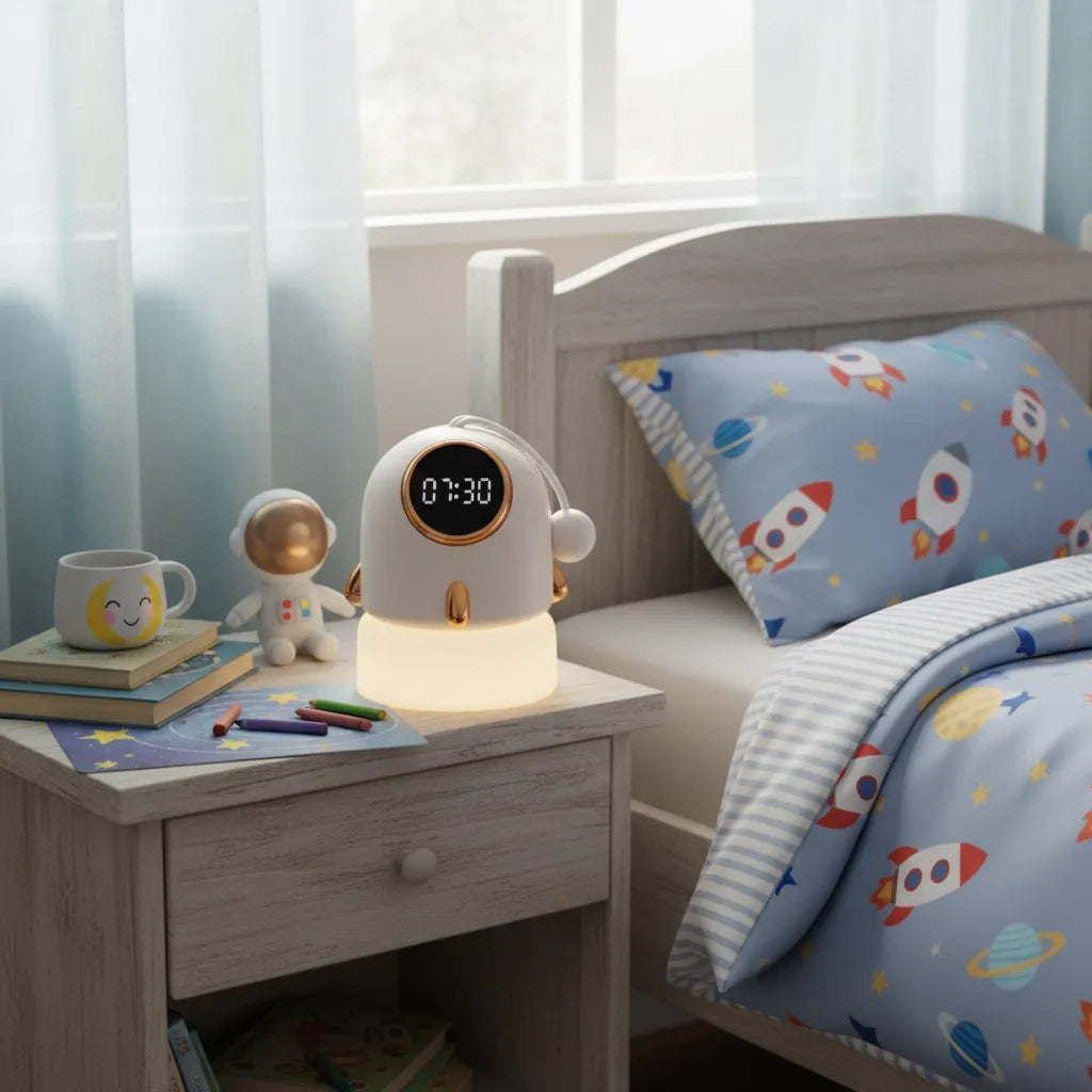 Réveil Enfant Fusée Lumineux