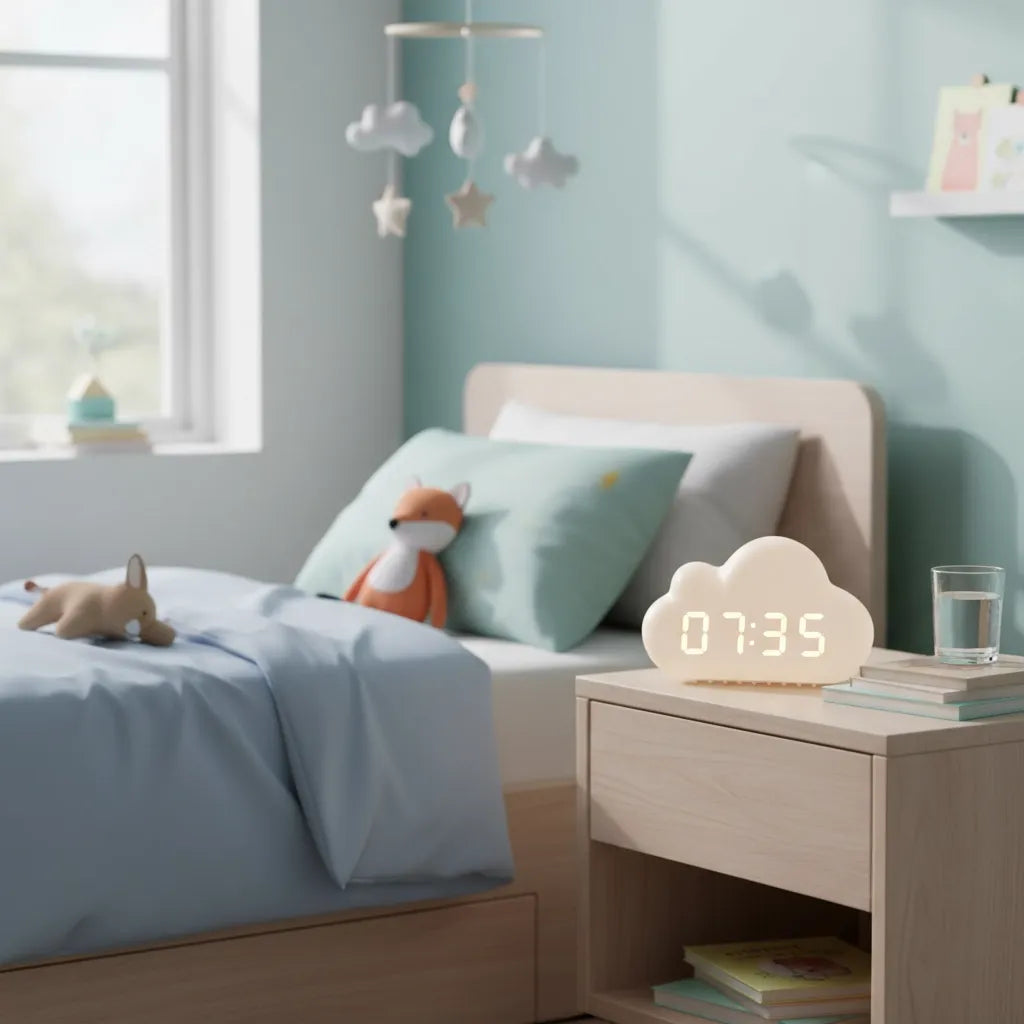 Réveil Enfant Nuage Lumineux