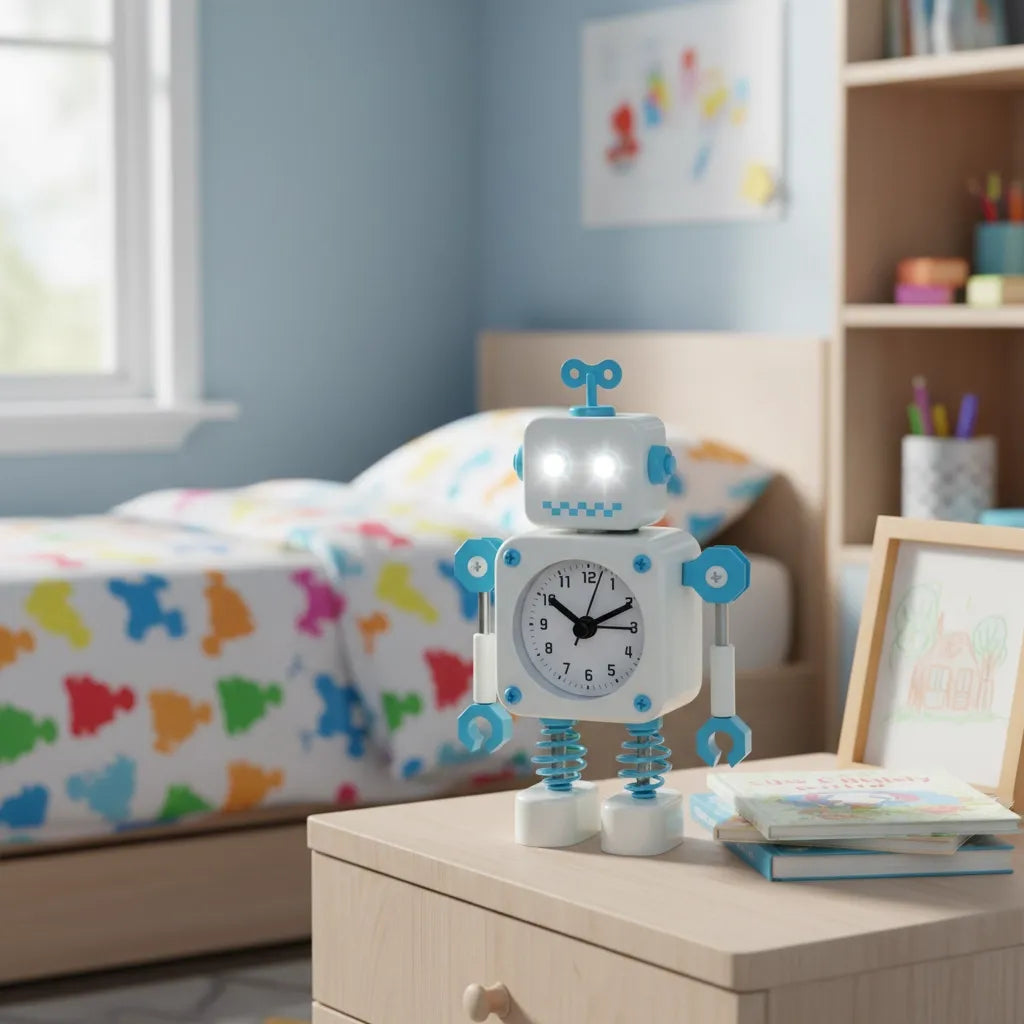 Réveil Enfant Robot Métal