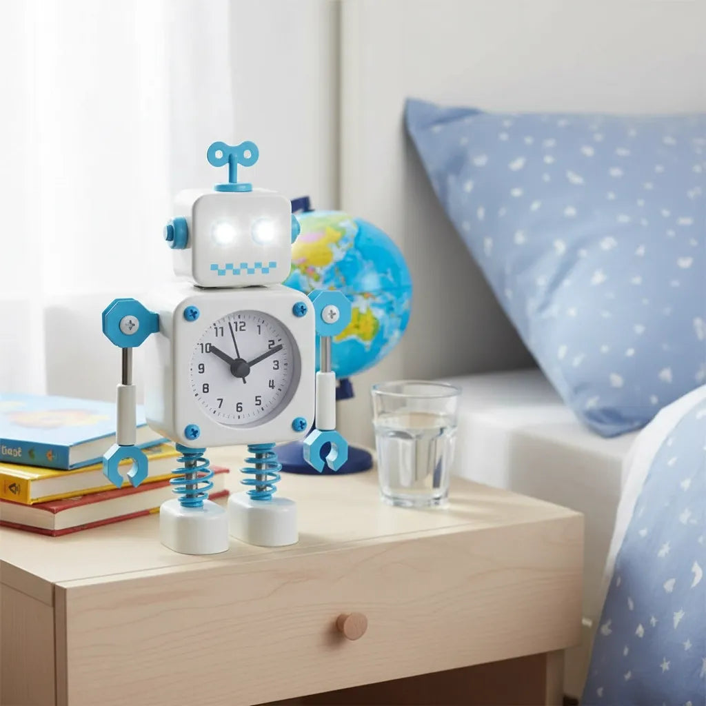 Réveil Enfant Robot Métal