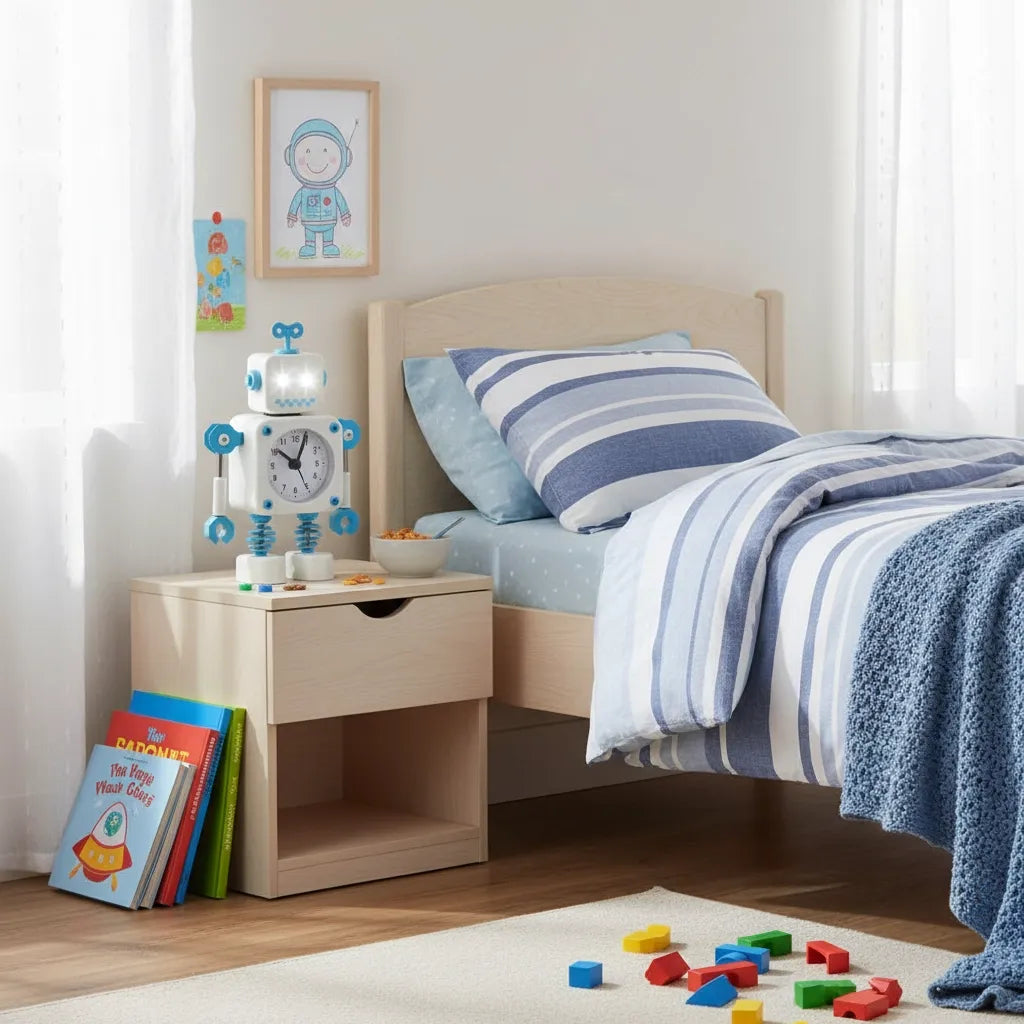 Réveil Enfant Robot Métal