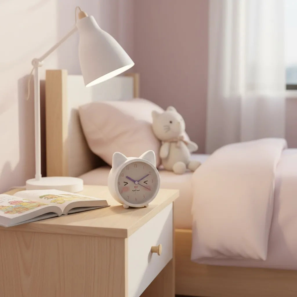 Réveil Fille 6 Ans en Forme de Chat