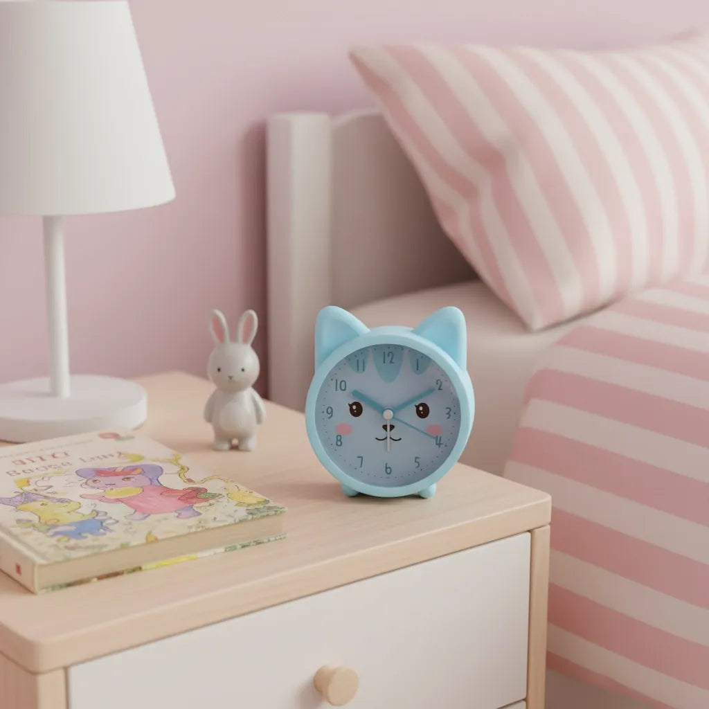 Réveil Fille 6 Ans en Forme de Chat