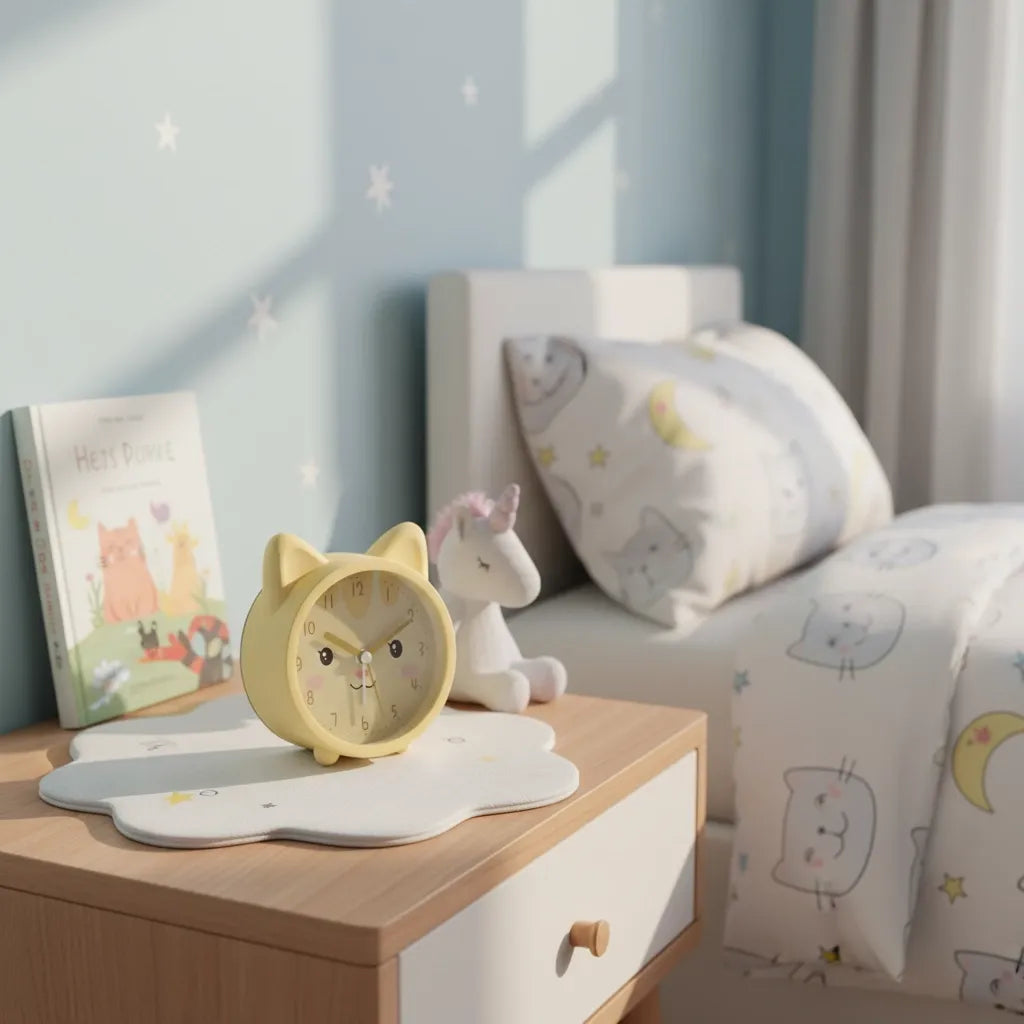 Réveil Fille 6 Ans en Forme de Chat