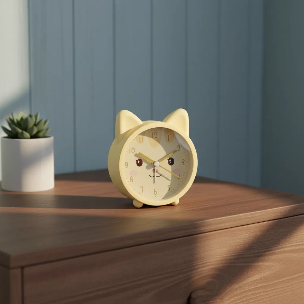 Réveil Fille 6 Ans en Forme de Chat