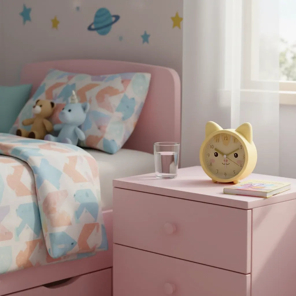 Réveil Fille 6 Ans en Forme de Chat