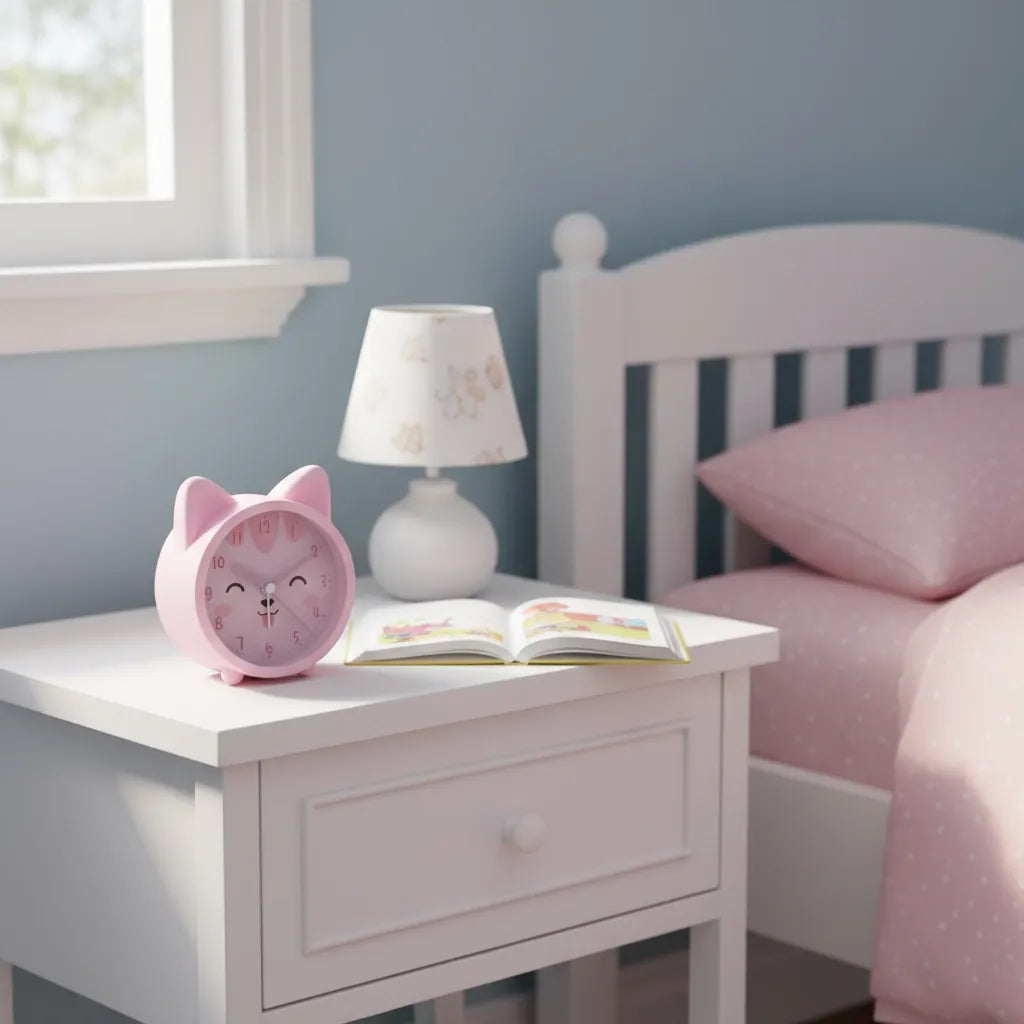 Réveil Fille 6 Ans en Forme de Chat