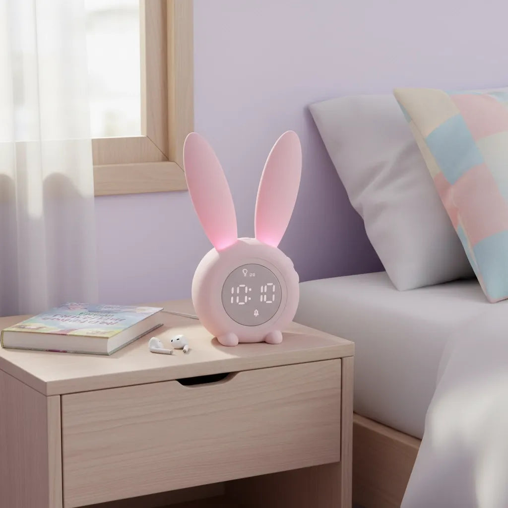 Réveil Fille Ado Lapin Numérique