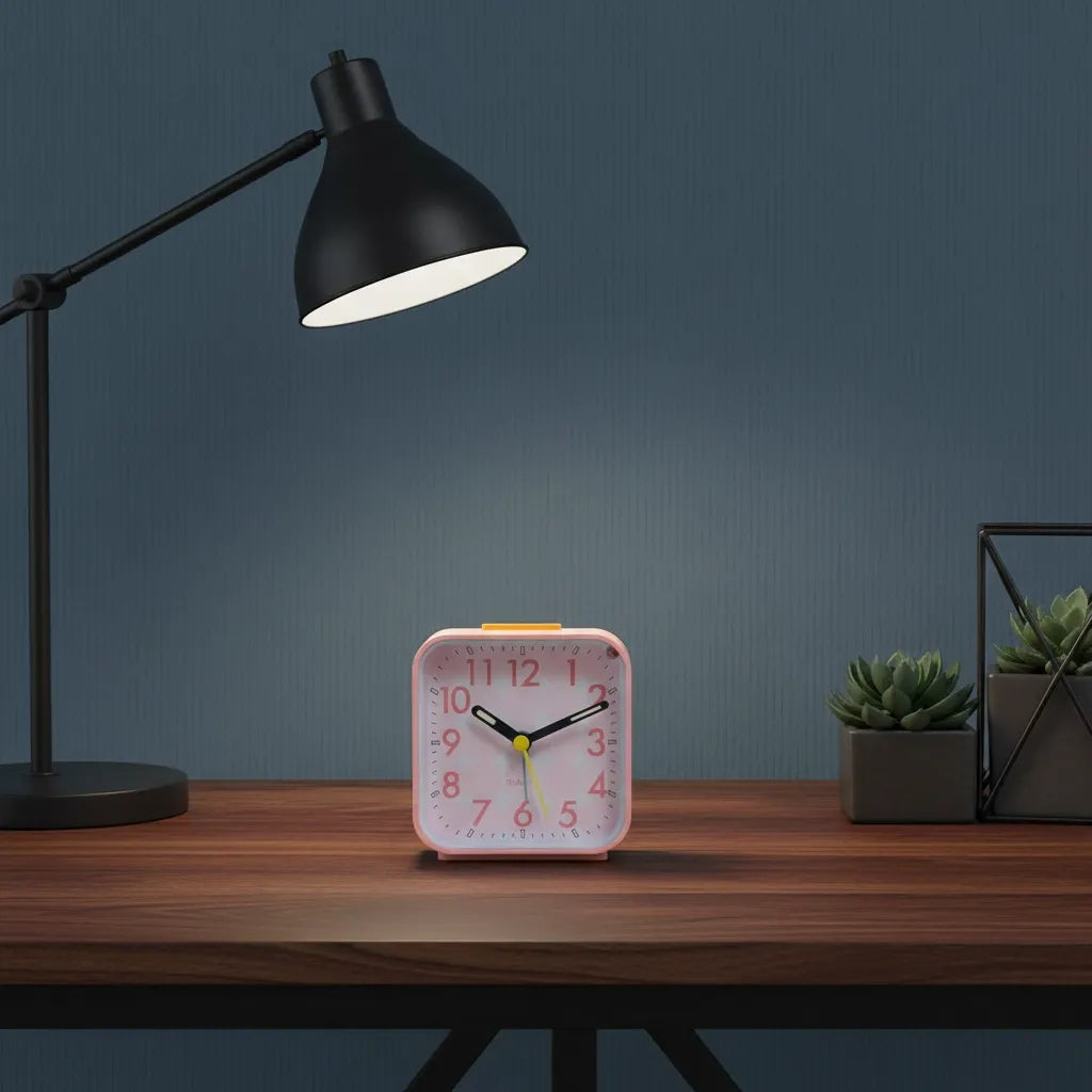 Réveil Fille Rose Enchanté