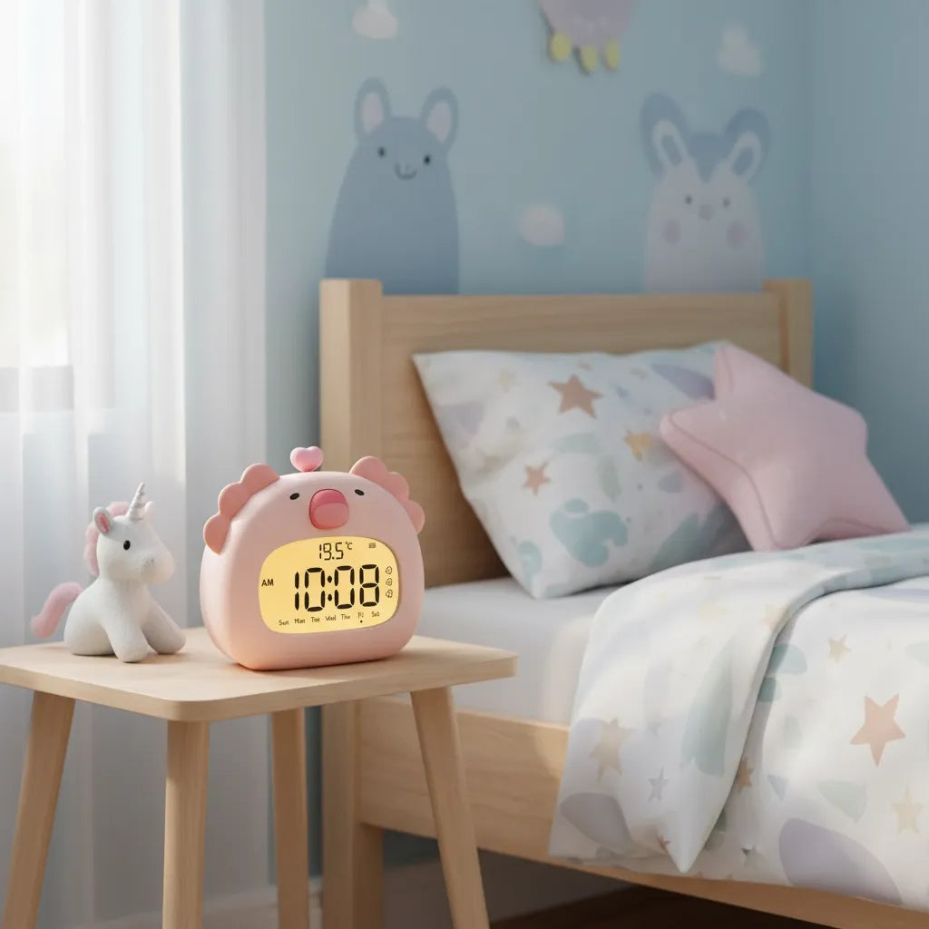 Réveil Fille Salamandre Avec Fonction Veilleuse