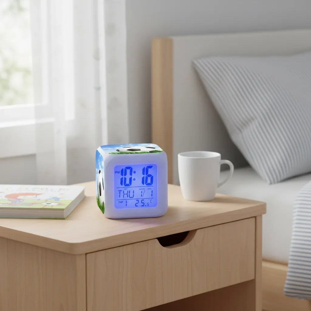 Réveil Foot Digital LED