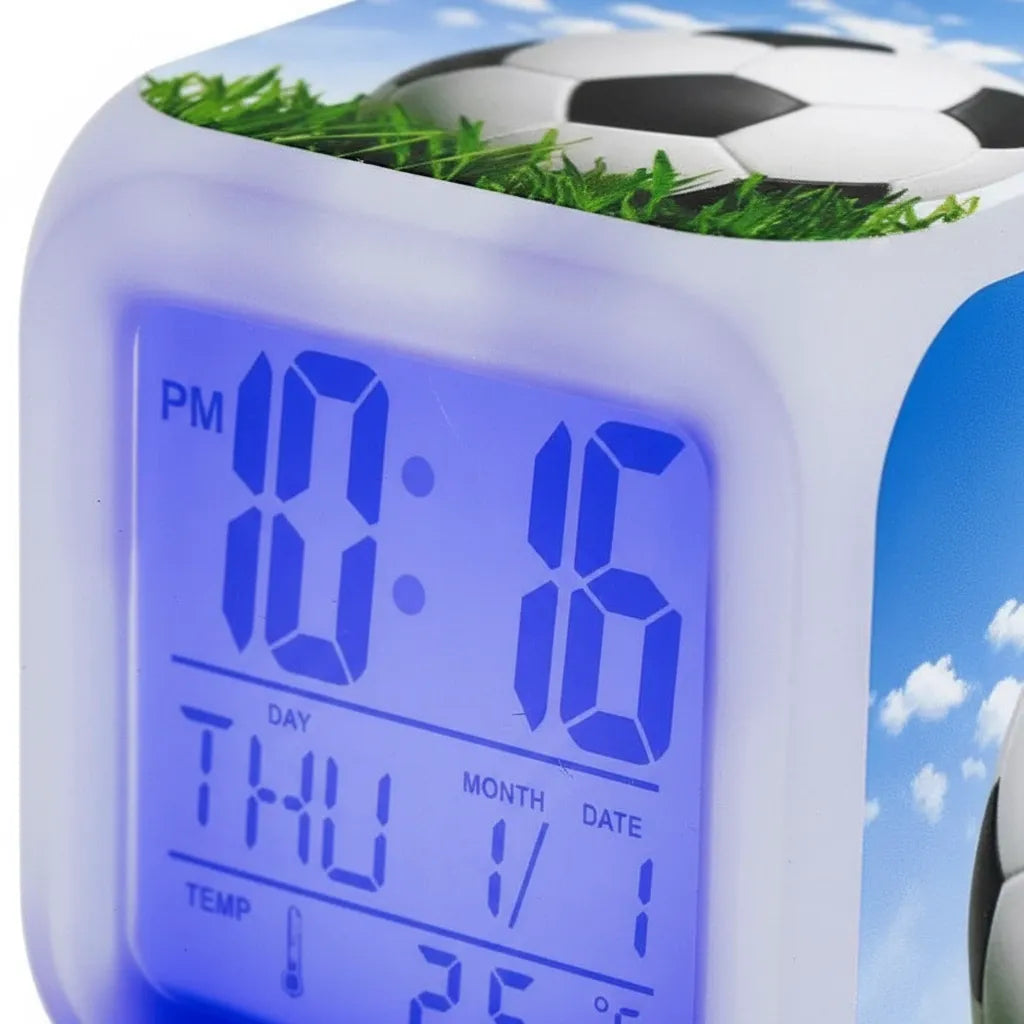 Réveil Foot Digital LED